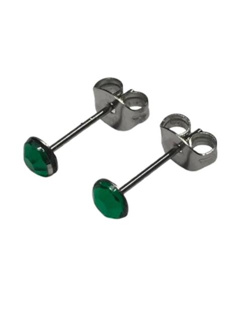 2個1セット 幅4mm ラインストーン スタッドピアス グリーン 両耳用 ステンレス アクリル製 シンプル つけっぱなしOK 安い < 女性アクセサリー/時計  2個1セット 幅4mm ラインストーン スタッドピアス グリーン 両耳用 ステンレス アクリル製 シンプル つけっぱなしOK 安い  < 女性アクセサリー/時計の