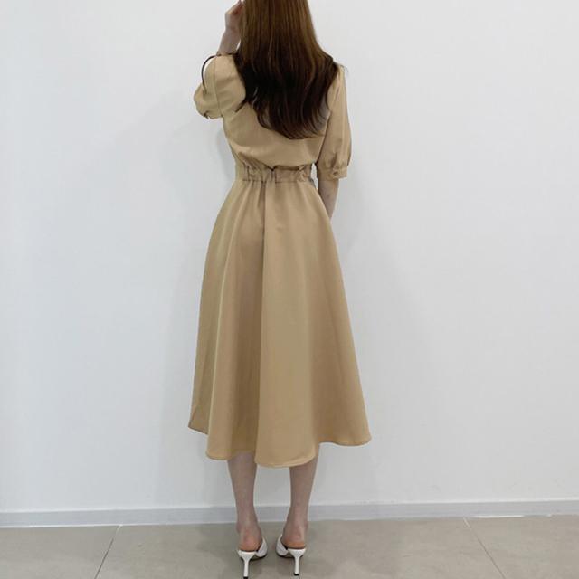 送料無料 新品 シャツワンピース ロング レディース韓国 < 女性ファッション  送料無料 新品 シャツワンピース ロング レディース韓国 < 女性ファッションの