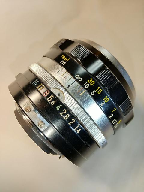 NIKKOR-S Auto 50mm 1:1.4 �P�[�X�t��  �� �Ɠd/AV�� 