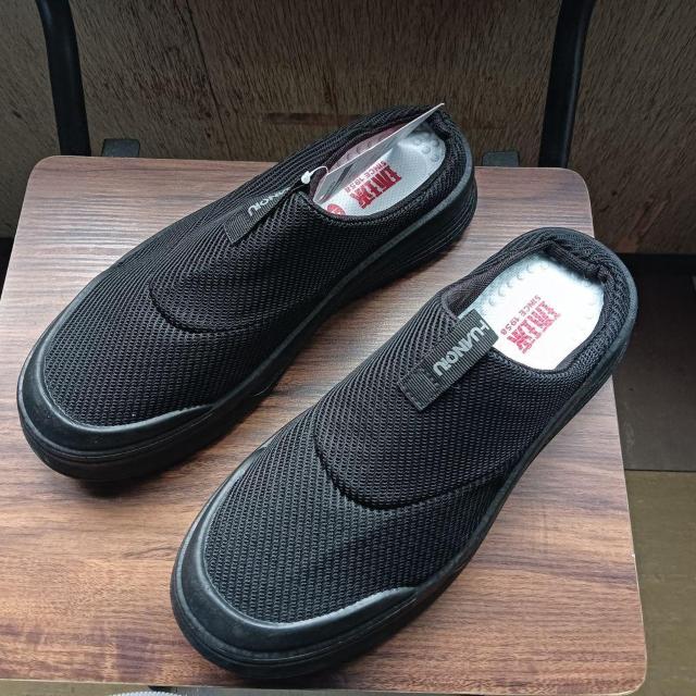 新品 25.5cm レディース スニーカー ブラック シューズ 靴 サボ < 男性ファッション  新品 25.5cm レディース スニーカー ブラック シューズ 靴 サボ  < 男性ファッションの