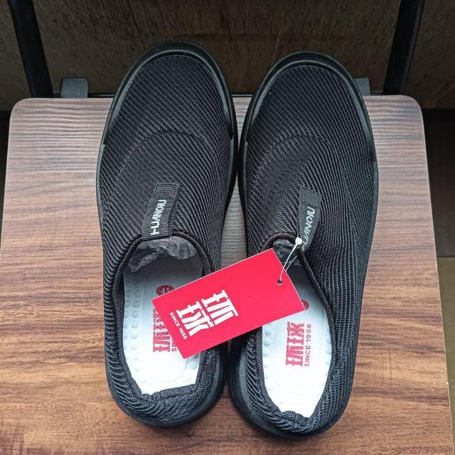 新品 25.5cm レディース スニーカー ブラック シューズ 靴 サボ < 男性ファッション  新品 25.5cm レディース スニーカー ブラック シューズ 靴 サボ < 男性ファッションの