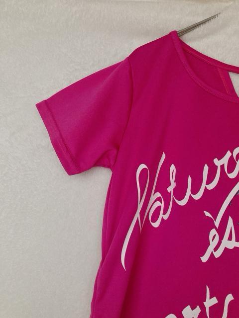 PERSON’S パーソンズ ピンク プリント 半袖 Tシャツ カットソー M N2m < ブランド PERSON’S パーソンズ ピンク プリント 半袖 Tシャツ カットソー M N2m < ブランドの