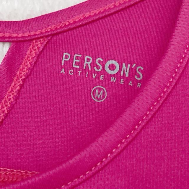 PERSON’S パーソンズ ピンク プリント 半袖 Tシャツ カットソー M N2m < ブランド PERSON’S パーソンズ ピンク プリント 半袖 Tシャツ カットソー M N2m < ブランドの