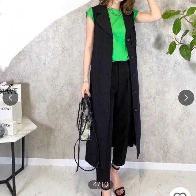 ◆UNIQLO×JW ANDERSON/ユニクロ◆リネンブレンドラペルワンピース★ブラックL*ベルトなし < ブランド ◆UNIQLO×JW ANDERSON/ユニクロ◆リネンブレンドラペルワンピース★ブラックL*ベルトなし < ブランドの