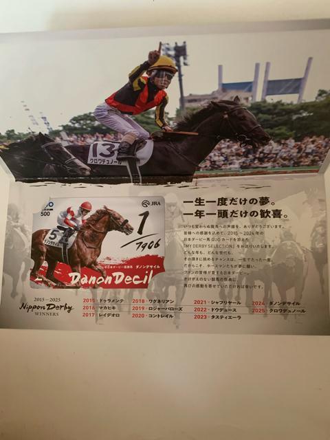 日本ダービー ダノンデサイル QUOカード 駐プレ 当選品 < ホビー 日本ダービー ダノンデサイル QUOカード 駐プレ 当選品 < ホビーの