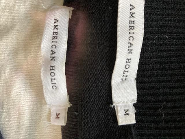 AMERICAN HOLIC/ベースボールTシャツ(長袖)Vネックカーディガン < ブランド  AMERICAN HOLIC/ベースボールTシャツ(長袖)Vネックカーディガン  < ブランドの