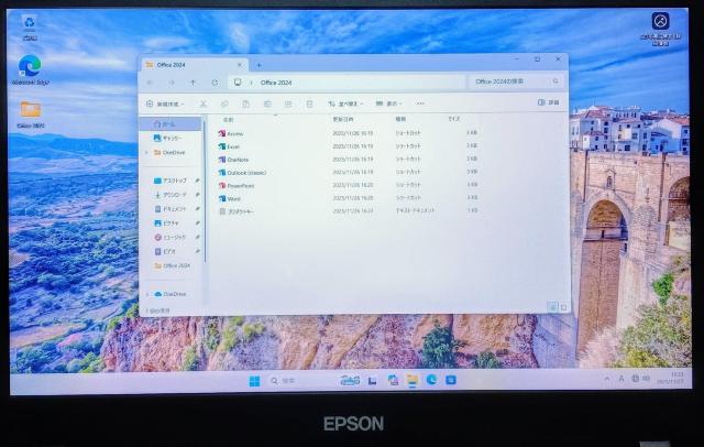 EPSON Endeavor Corei5 8GB SSD256GB DVD WebJ Windows11 Office  PC{/Ӌ@ 