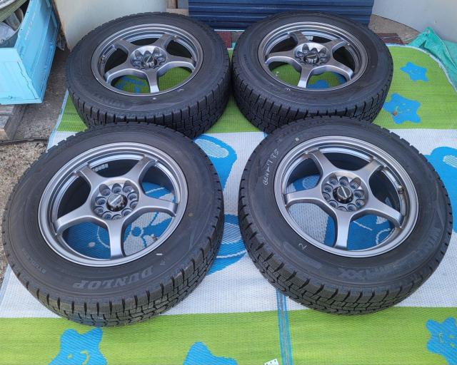 A-TECH シュナイダーホイール16インチ7J マルチPCD 114.3 100+48スタッドレスタイヤ付き4本セットダンロッ < 自動車/バイク A-TECH シュナイダーホイール16インチ7J マルチPCD 114.3 100+48スタッドレスタイヤ付き4本セットダンロッ < 自動車/バイク