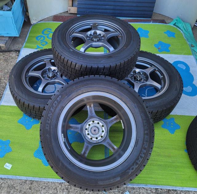 A-TECH シュナイダーホイール16インチ7J マルチPCD 114.3 100+48スタッドレスタイヤ付き4本セットダンロッ < 自動車/バイク A-TECH シュナイダーホイール16インチ7J マルチPCD 114.3 100+48スタッドレスタイヤ付き4本セットダンロッ < 自動車/バイク