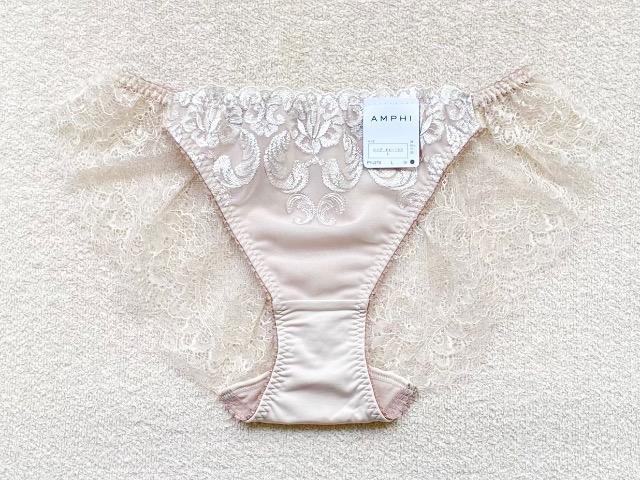 Wacoal AMPHI ショーツ Lサイズ バック総レース ベージュ < 女性ファッション Wacoal AMPHI ショーツ Lサイズ バック総レース ベージュ < 女性ファッションの