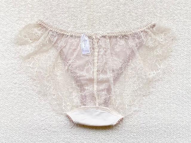 Wacoal AMPHI ショーツ Lサイズ バック総レース ベージュ < 女性ファッション Wacoal AMPHI ショーツ Lサイズ バック総レース ベージュ < 女性ファッションの