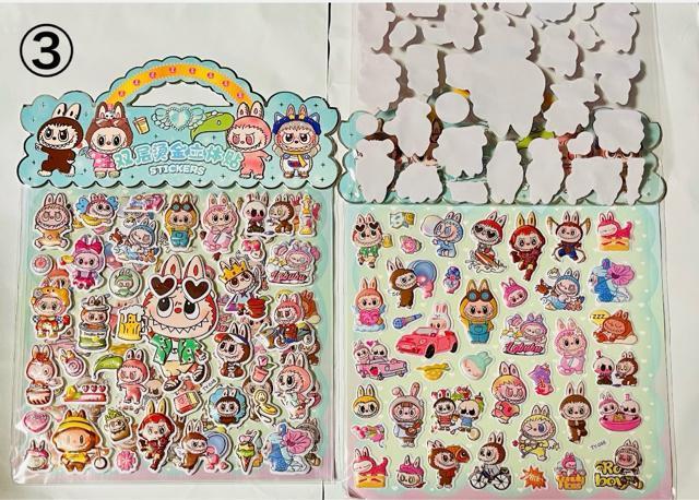 【LZ10】ラブブ立体ぷっくりシール 6種類12シートセット★ < インテリア/ライフ 【LZ10】ラブブ立体ぷっくりシール 6種類12シートセット★ < インテリア/ライフの