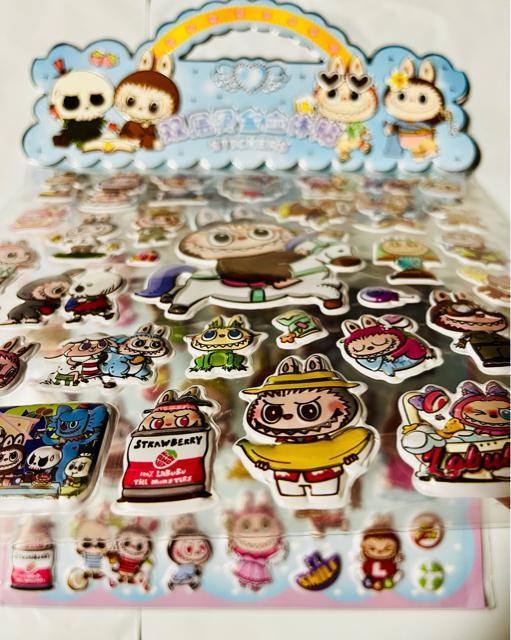 【LZ10】ラブブ立体ぷっくりシール 6種類12シートセット★ < インテリア/ライフ 【LZ10】ラブブ立体ぷっくりシール 6種類12シートセット★ < インテリア/ライフの