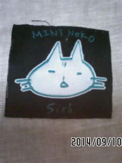 mintNeko・ドット絵風ネコフェイス柄ビッグショルダーバッグ < ブランド mintNeko・ドット絵風ネコフェイス柄ビッグショルダーバッグ < ブランドの