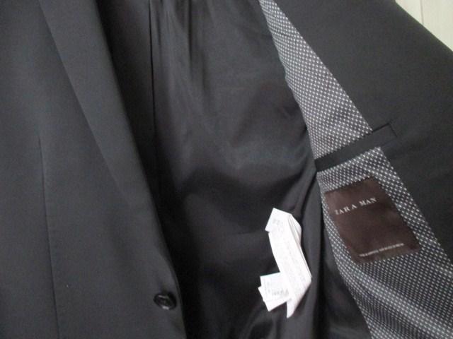 ☆ZARA/ザラ ストレッチ セットアップスーツ/メンズ/S/ブラック☆新品 < ブランド  ☆ZARA/ザラ ストレッチ セットアップスーツ/メンズ/S/ブラック☆新品 < ブランドの