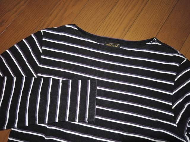 ネイバーフッドNEIGHBORHOODカットソーS黒マリンボーダーロンT < ブランド  ネイバーフッドNEIGHBORHOODカットソーS黒マリンボーダーロンT < ブランドの