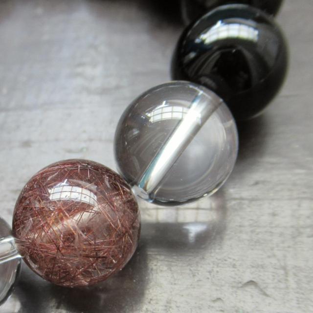 14ミリ玉 ブロンズルチルクォーツxオニキスx水晶ブレスレット 天然石 パワーストーン < 男性アクセサリー/時計 14ミリ玉 ブロンズルチルクォーツxオニキスx水晶ブレスレット 天然石 パワーストーン < 男性アクセサリー/時計の
