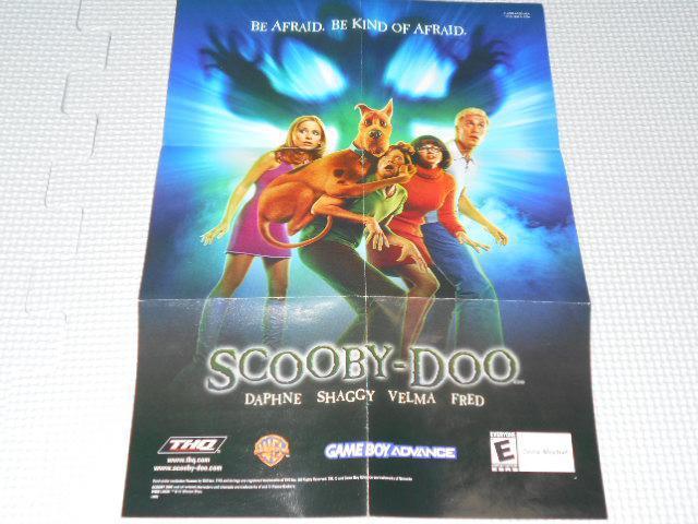 GBA★SCOOBY DOO 海外版 端子清掃済み ポスター付 < ゲーム本体/ソフト  GBA★SCOOBY DOO 海外版 端子清掃済み ポスター付 < ゲーム本体/ソフトの