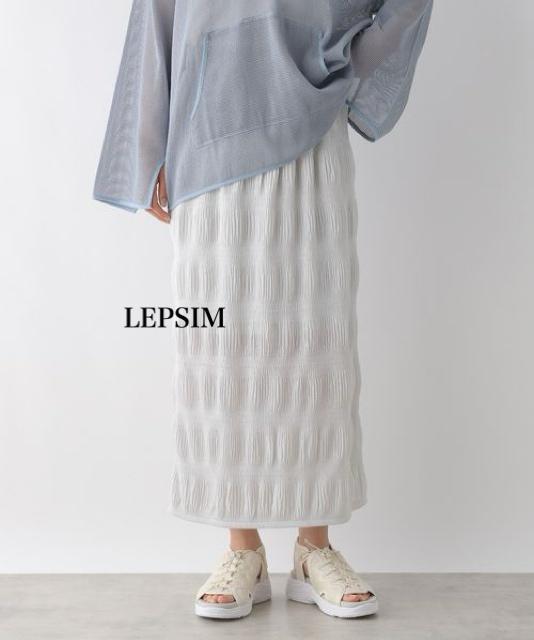 新品 LEPSIM★ スリット入りラメシャーリングスカート < 女性ファッション 新品 LEPSIM★ スリット入りラメシャーリングスカート < 女性ファッションの
