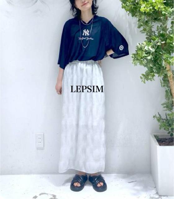 新品 LEPSIM★ スリット入りラメシャーリングスカート < 女性ファッション 新品 LEPSIM★ スリット入りラメシャーリングスカート < 女性ファッションの