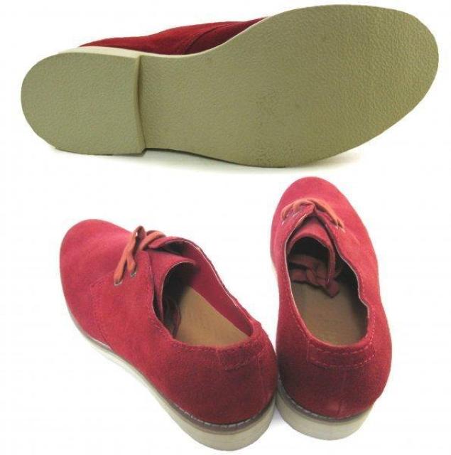 1円~C440新品Dedes本革カジュアルプレーントゥ/レースアップ26.5aRED♂ < 男性ファッション 1円~C440新品Dedes本革カジュアルプレーントゥ/レースアップ26.5aRED♂ < 男性ファッションの