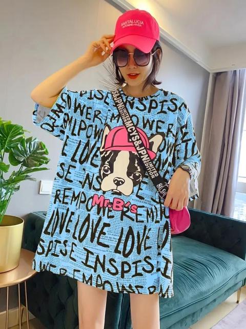 爆ヤス価格1590円★女性用半袖Tシャツ、幾何学プリント&モチベーショナルレタリング USAサイズM(日本サイズL相当)赤 < 女性ファッション 爆ヤス価格1590円★女性用半袖Tシャツ、幾何学プリント&モチベーショナルレタリング USAサイズM(日本サイズL相当)赤 < 女性ファッションの