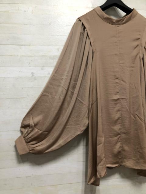 新品☆LLトールサイズ♪ヴィンテージサテン風ブラウス&ワイドパンツQ271 < 女性ファッション  新品☆LLトールサイズ♪ヴィンテージサテン風ブラウス&ワイドパンツQ271 < 女性ファッションの