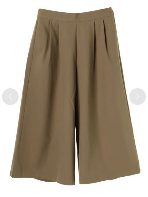 アースミュージックアンドエコロジー 起毛スカーチョ ワイドパンツ  カーキ フリーサイズ < ブランド  アースミュージックアンドエコロジー 起毛スカーチョ ワイドパンツ  カーキ フリーサイズ  < ブランドの