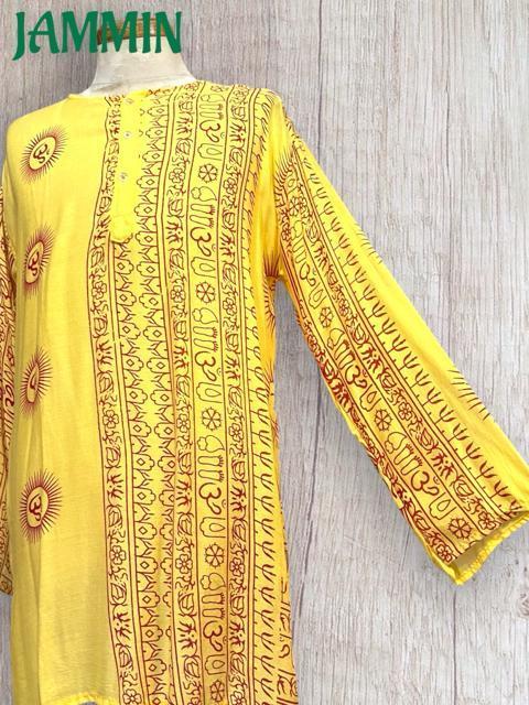 ラムナミクルタ 黄色 エスニック アジアン ヒッピー サイケ イエロー < 男性ファッション ラムナミクルタ 黄色 エスニック アジアン ヒッピー サイケ イエロー < 男性ファッションの