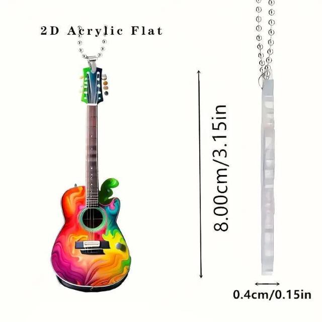 残1点★買わなきゃ損490円★大人気♪2Dカラフルギターペンダント、アクリルアクセサリー美しいキーチェーンバック パックペンダント < 男性アクセサリー/時計  残1点★買わなきゃ損490円★大人気♪2Dカラフルギターペンダント、アクリルアクセサリー美しいキーチェーンバック パックペンダント < 男性アクセサリー/時計の