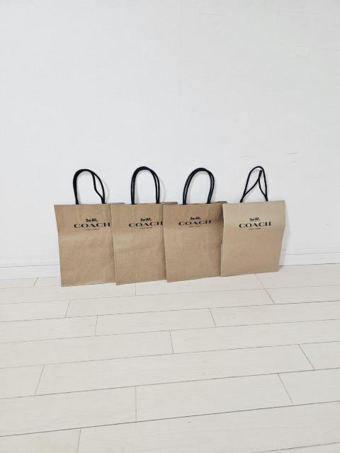(4) COACH ショップ袋 小4枚 25.5p×20p < ブランド  (4) COACH ショップ袋 小4枚 25.5p×20p  < ブランドの