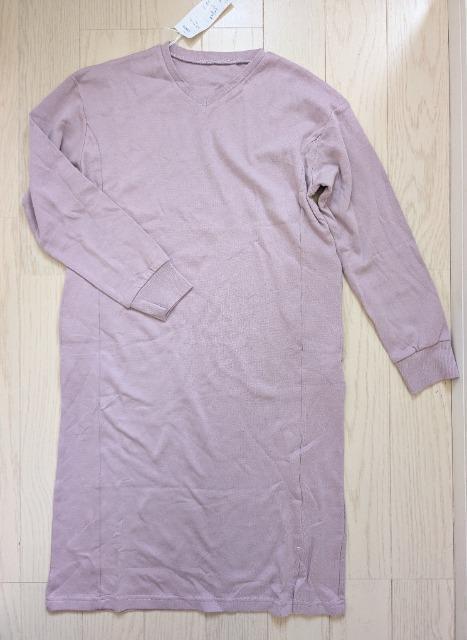 150★ベルメゾン★綿100%長袖ロングワンピース★新品★送料無料 < キッズ/ベビー 150★ベルメゾン★綿100%長袖ロングワンピース★新品★送料無料 < キッズ/ベビーの