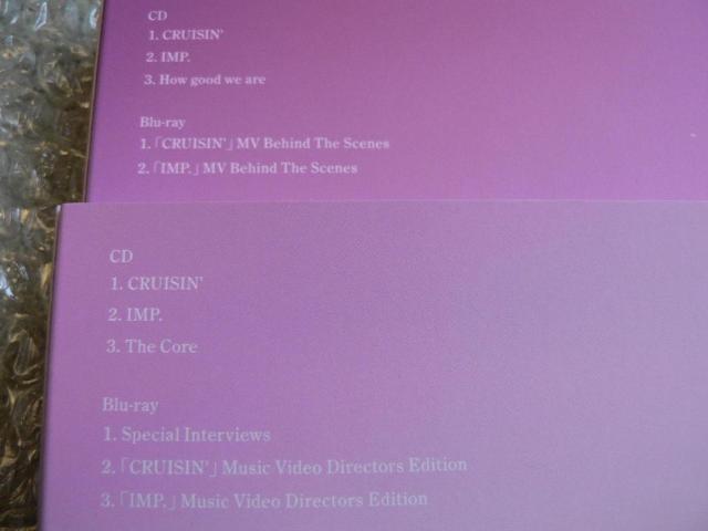 IMP. 『CRUISIN’/IMP. 』『SWITCHing/I Got It』『BAM-BOO/ミチシルベ』初回盤:6枚セット < CD/DVD/ビデオ IMP. 『CRUISIN’/IMP. 』『SWITCHing/I Got It』『BAM-BOO/ミチシルベ』初回盤:6枚セット < CD/DVD/ビデオの