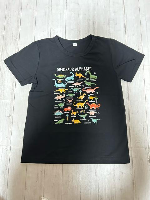 新品未使用 恐竜Tシャツ(ブラック)120p??訳ありお得! < キッズ/ベビー 新品未使用 恐竜Tシャツ(ブラック)120p??訳ありお得! < キッズ/ベビーの