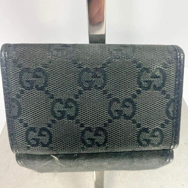 グッチ 6連キーケース GGキャンバス 黒 GUCCI GGキャンバス レザー < 男性ファッション グッチ 6連キーケース GGキャンバス 黒 GUCCI GGキャンバス レザー < 男性ファッションの