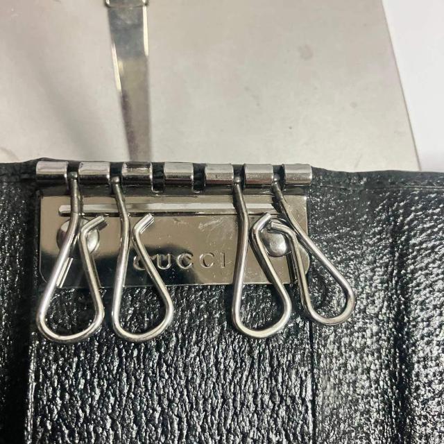 グッチ 6連キーケース GGキャンバス 黒 GUCCI GGキャンバス レザー < 男性ファッション グッチ 6連キーケース GGキャンバス 黒 GUCCI GGキャンバス レザー < 男性ファッションの