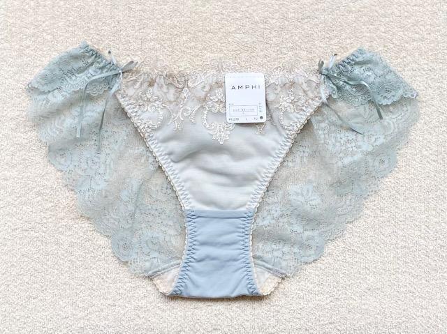 Wacoal AMPHI ショーツ Lサイズ リボン&バック総レース ミント < 女性ファッション Wacoal AMPHI ショーツ Lサイズ リボン&バック総レース ミント < 女性ファッションの
