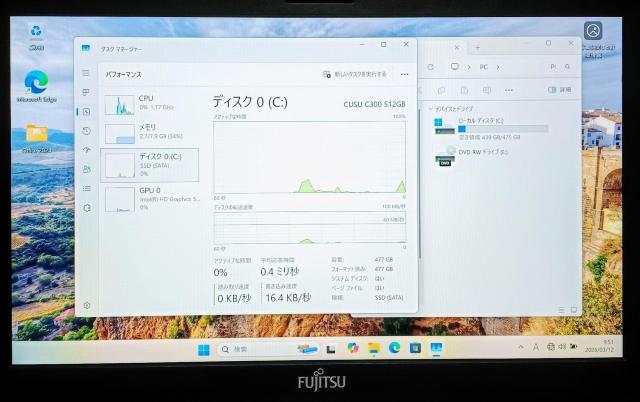 FUJITSU LIFEBOOK Corei5 ������8GB �V�iSSD512GB Web�J���� DVD Windows11 �� PC�{��/���Ӌ@��� 