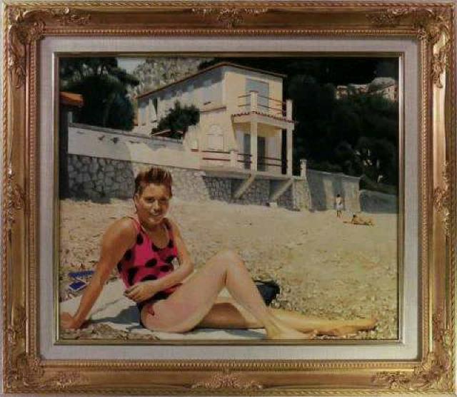 絵画 油彩 川上浪治『陽を浴びて』真作保証 原画 < ホビー 絵画 油彩 川上浪治『陽を浴びて』真作保証 原画 < ホビーの