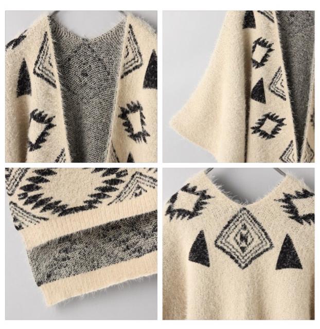 送料無料●限定品★定価販売7,020円★JEANASIS★キカガラニットポンチョ★近藤千尋さん愛用 < ブランド  送料無料●限定品★定価販売7,020円★JEANASIS★キカガラニットポンチョ★近藤千尋さん愛用 < ブランドの