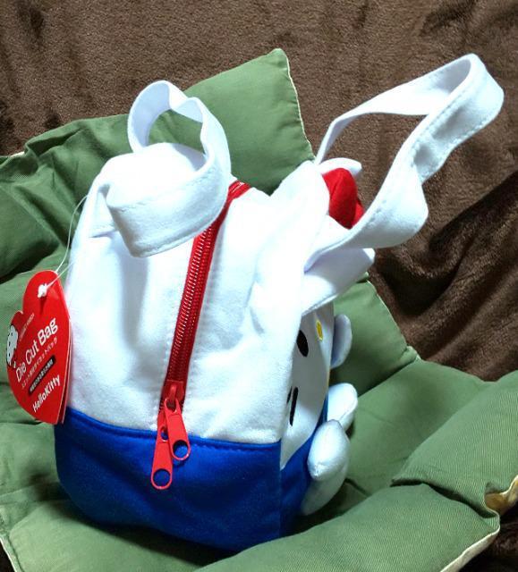 【ハローキティ】☆スエット素材ダイカットバッグ☆ < アニメ/コミック/キャラクター  【ハローキティ】☆スエット素材ダイカットバッグ☆ < アニメ/コミック/キャラクターの