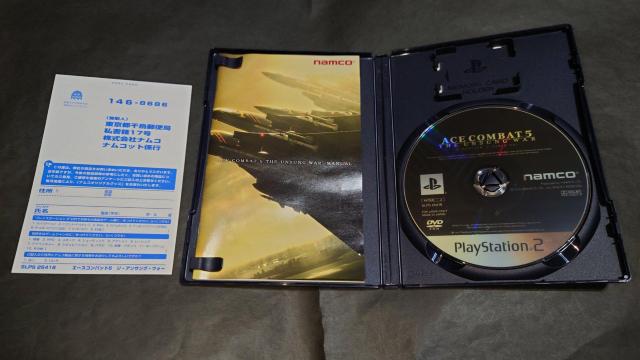 PS2 エースコンバット5 ジ・アンサング・ウォー / ACE COMBAT 5 アンケートハガキ付き < ゲーム本体/ソフト  PS2 エースコンバット5 ジ・アンサング・ウォー / ACE COMBAT 5 アンケートハガキ付き < ゲーム本体/ソフトの
