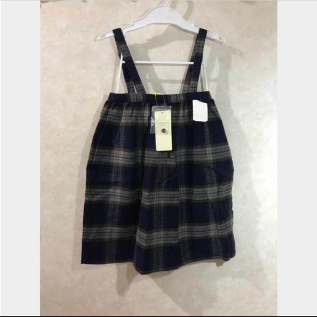 新品タグ付き  Samansa Mos2 チェック柄 ジャンパースカート S < キッズ/ベビー  新品タグ付き  Samansa Mos2 チェック柄 ジャンパースカート S  < キッズ/ベビーの