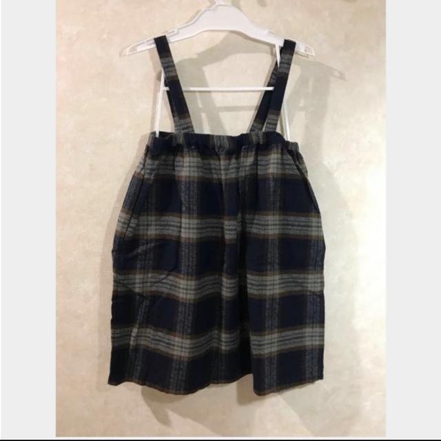 新品タグ付き  Samansa Mos2 チェック柄 ジャンパースカート S < キッズ/ベビー  新品タグ付き  Samansa Mos2 チェック柄 ジャンパースカート S < キッズ/ベビーの