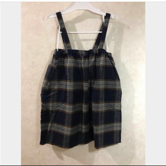 新品タグ付き  Samansa Mos2 チェック柄 ジャンパースカート S < キッズ/ベビー  新品タグ付き  Samansa Mos2 チェック柄 ジャンパースカート S < キッズ/ベビーの