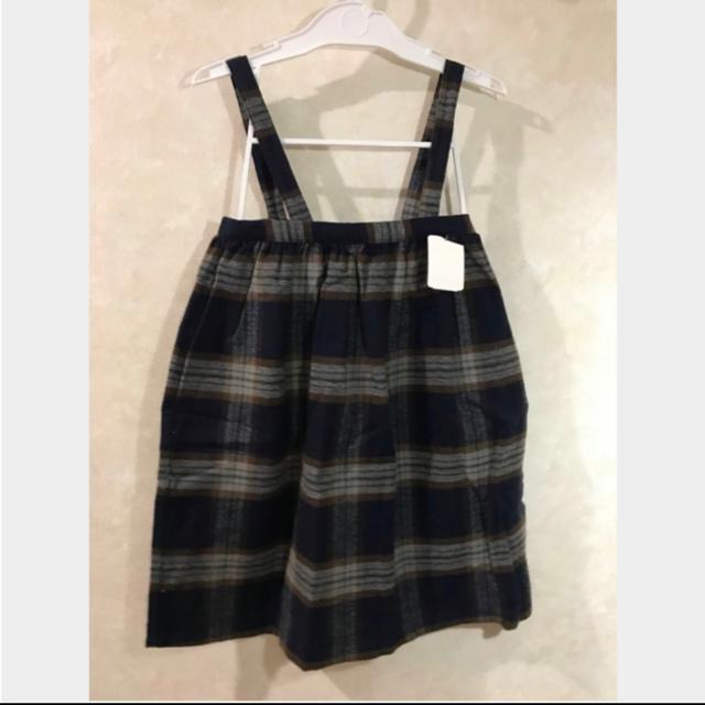 新品タグ付き  Samansa Mos2 チェック柄 ジャンパースカート S < キッズ/ベビー  新品タグ付き  Samansa Mos2 チェック柄 ジャンパースカート S < キッズ/ベビーの