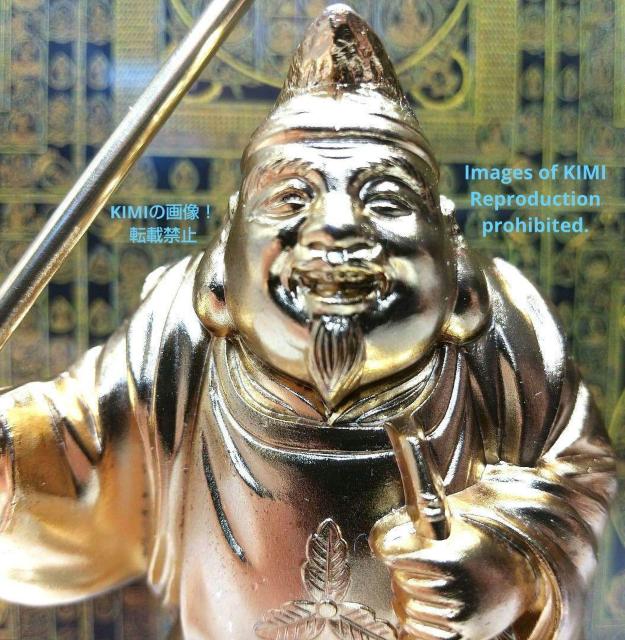 恵比寿 合金製 高さ11cm 名仏師 牧田秀雲 原型 仏像 置物 七福神 置物 < インテリア/ライフ  恵比寿 合金製 高さ11cm 名仏師 牧田秀雲 原型 仏像 置物 七福神 置物 < インテリア/ライフの