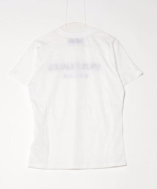 ☆1PIU1UGUALE3 RELAX ウノピュウノウグァーレトレリラックス ロゴ 半袖 Tシャツ/メンズ/M/ホワイト < 男性ファッション ☆1PIU1UGUALE3 RELAX ウノピュウノウグァーレトレリラックス ロゴ 半袖 Tシャツ/メンズ/M/ホワイト < 男性ファッションの