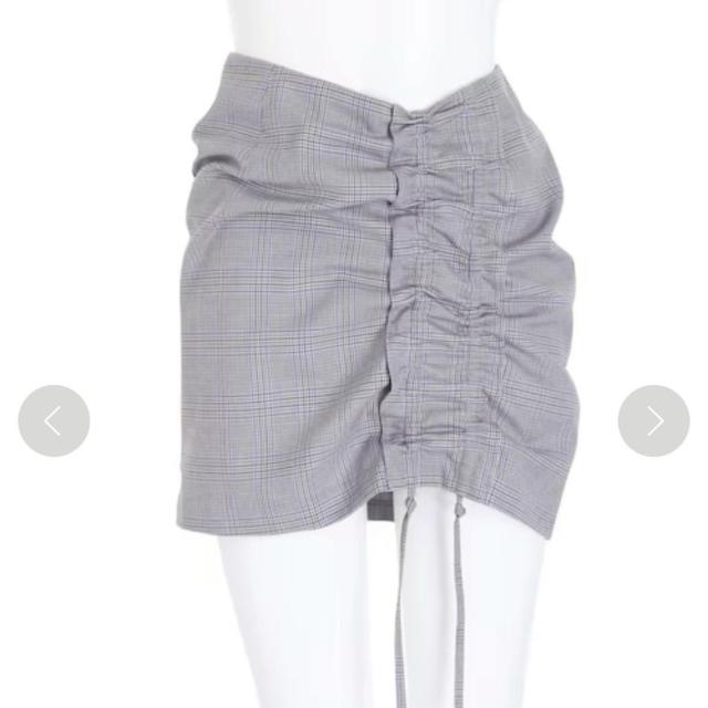 未使用!!◆EMODA/エモダ◆ストリングギャザーミニスカート★ミックスS*ギャル秋コーデ♪ < ブランド  未使用!!◆EMODA/エモダ◆ストリングギャザーミニスカート★ミックスS*ギャル秋コーデ♪ < ブランドの