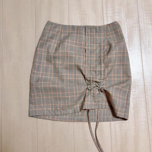 未使用!!◆EMODA/エモダ◆ストリングギャザーミニスカート★ミックスS*ギャル秋コーデ♪ < ブランド  未使用!!◆EMODA/エモダ◆ストリングギャザーミニスカート★ミックスS*ギャル秋コーデ♪ < ブランドの